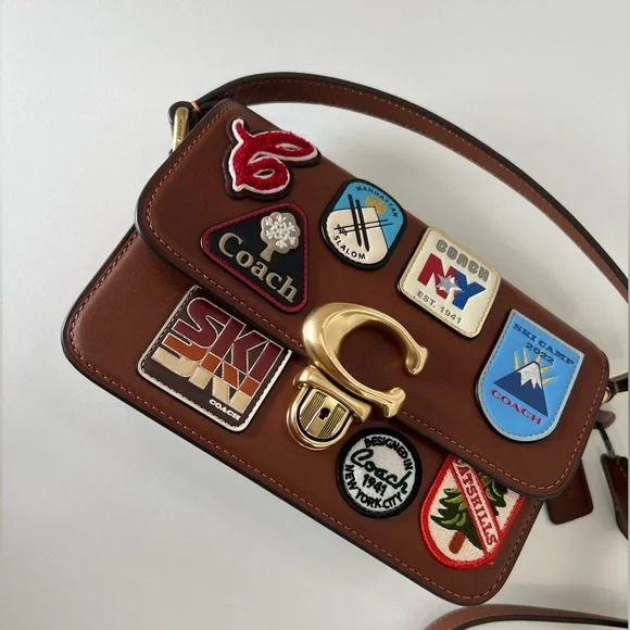 COACH Studio 19 Featuring Ski Patches & Locking Coach Buckle - Picture 8 of 11